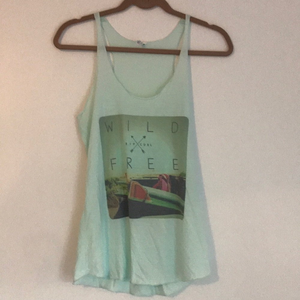 Rip Curl Mint Green Tank Top